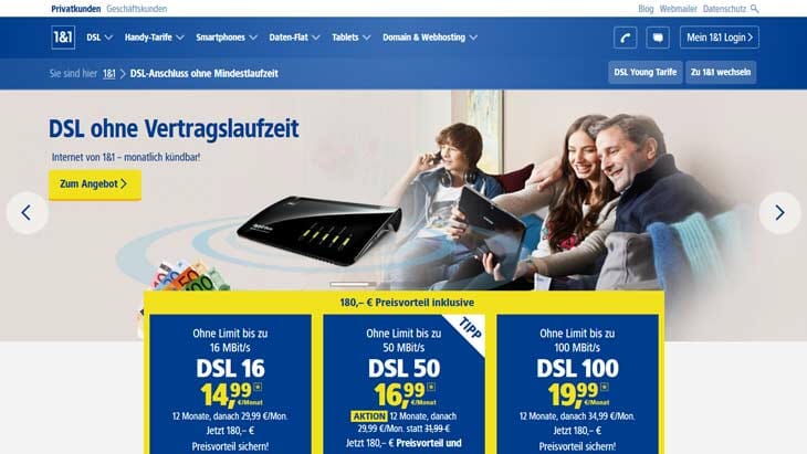 1und1 dsl ohne schufa ohne vertragslaufzeit